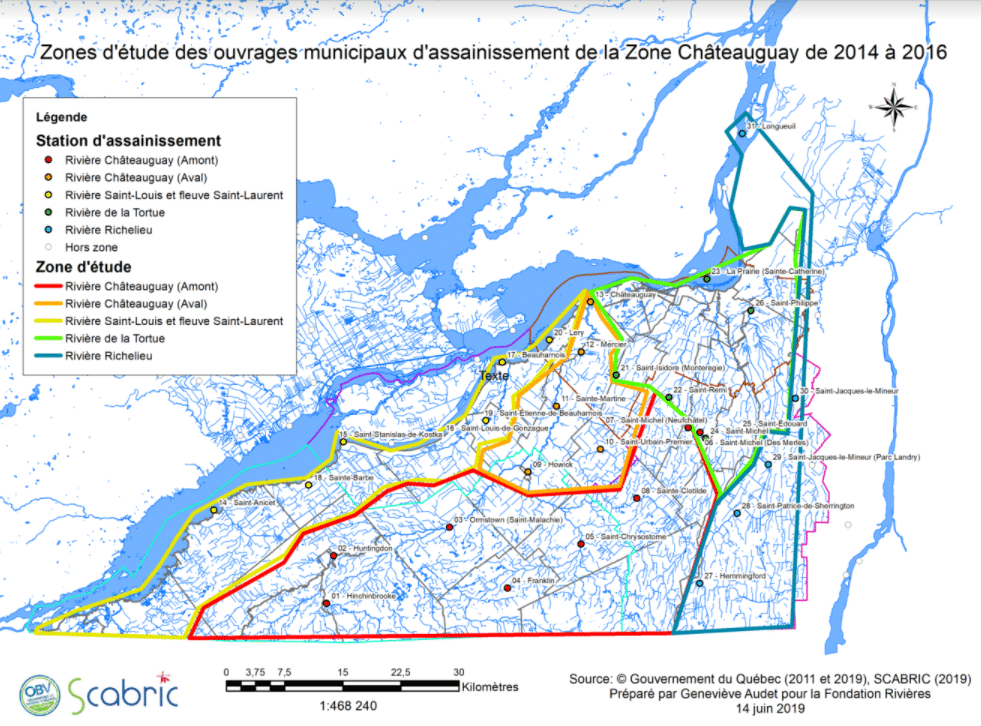 SCABRIC évaluation assainissement Zone Châteauguay