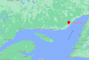 Carte Google Map Québec - la rivière du Petit Mécatina