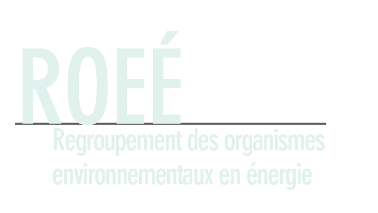 Logo - Regroupement des organismes environnementaux en énergie - ROEE