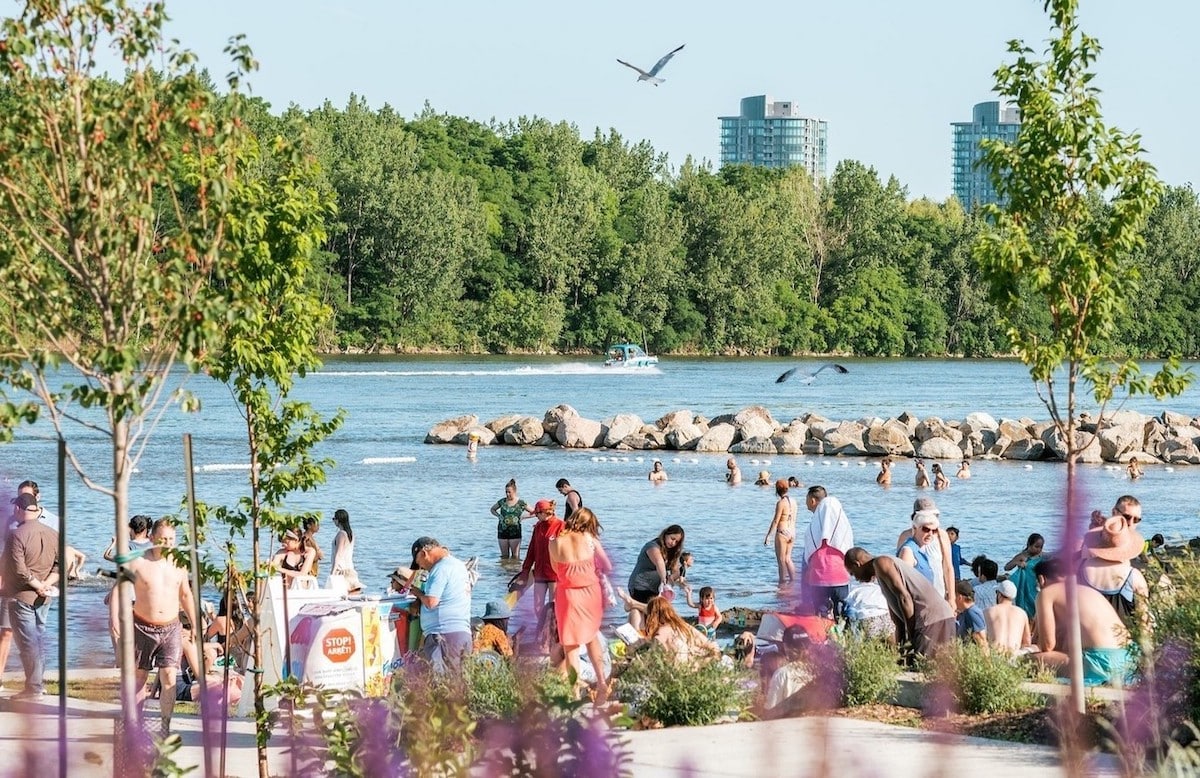 Plage de Verdun à Montréal - L'eau à Montéal