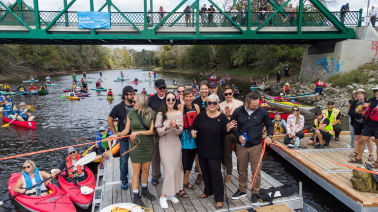 Grande descente : 22 septembre dernier, plus de 200 personnes ont répondu à l’appel de la Fondation Rivières et de Canot-Kayak Québec à descendre la rivière du Nord